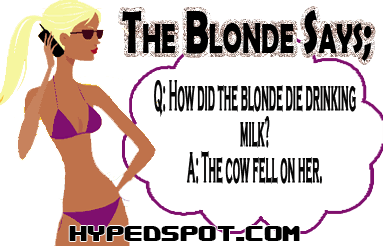 Funny Saying Graphics Blonde JokesGraphics