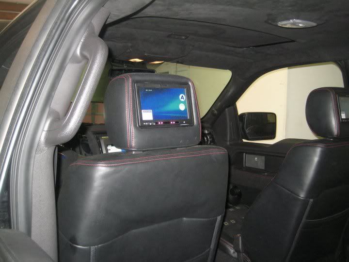 Nissan titan headrest monitors