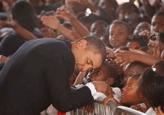 BabyCharlesActionJacksonPresidentOb.jpg Baby Charles ( Action jackson ) & President Obama 10/15/2009 picture by djro504