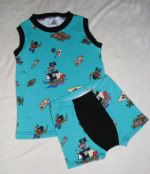 Pirates! Tank and Boxers by A-Squared, Size 4T