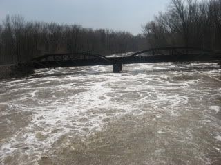 Looking South from the damn, Yellow River 4/10/11