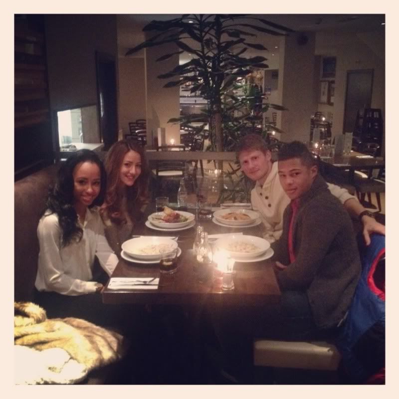 dinner, glam and glitter, tamara kalinic, arsenal, hajrovic, gnabry