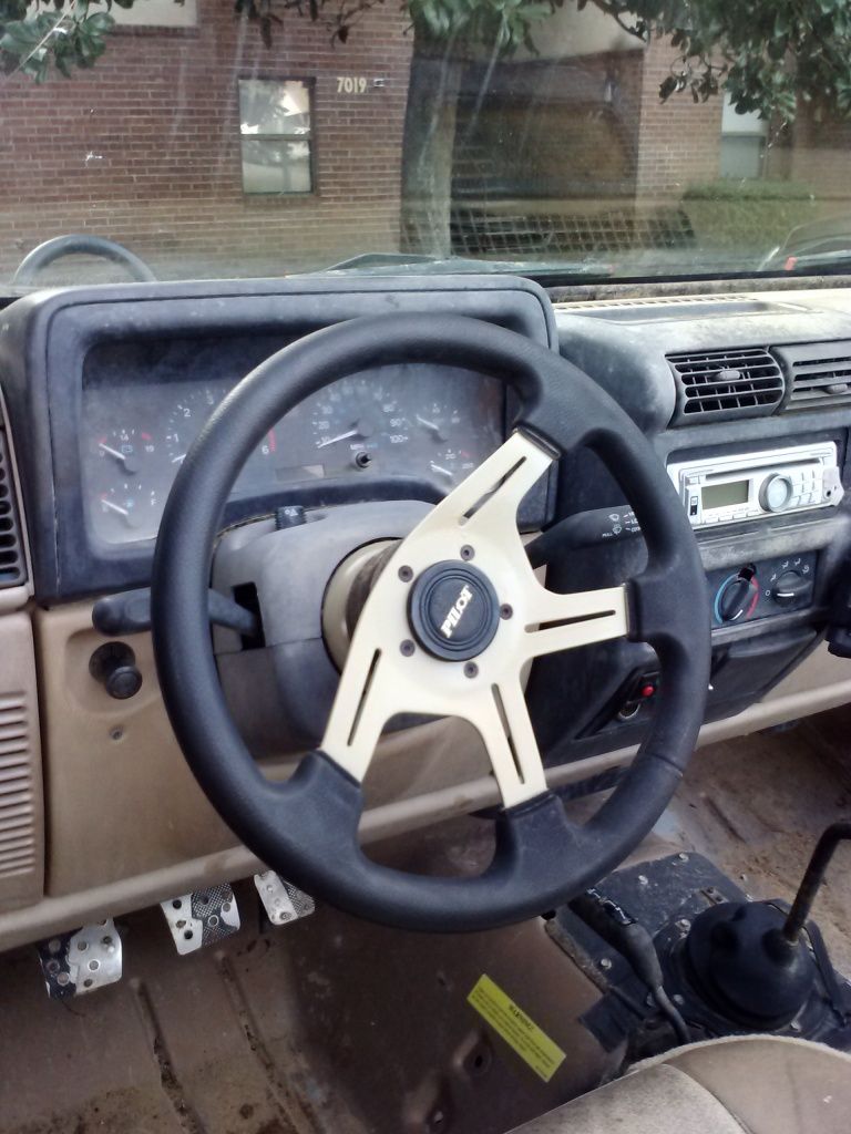 Jeep yj aftermarket steering wheel #2