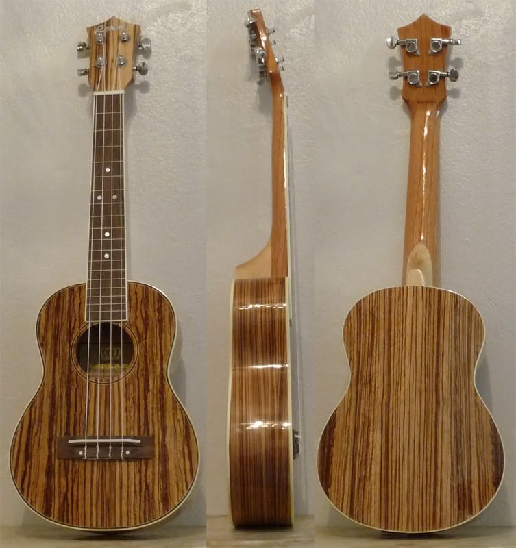 Leolani Tenor Zebrawood Ukulele Photo by My_Photo_Bucket_of_Pix