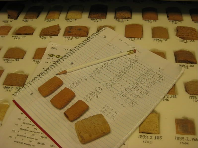 Cuneiform tablets in Harvard's Semitic Museum Cuneiform tablets in Harvard's Semitic Museum