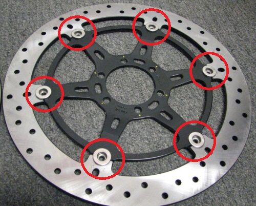 Bmw brake rotor bobbins #3
