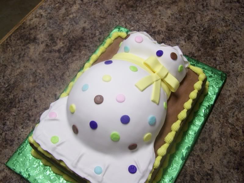 Pregnant Tummy Cake