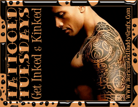 The Rock.. aka Dwayne Johnson 5x7 Girl Punk Rock Tattoo Baby Shower