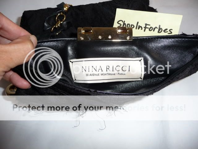 NINA RICCI Lace Pouchette BRAND NEW Retails US$1650  