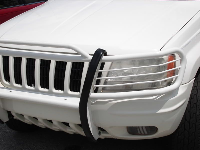 99 04 JEEP GRAND CHEROKEE WHITE BRUSH GRILL GUARD NEW  