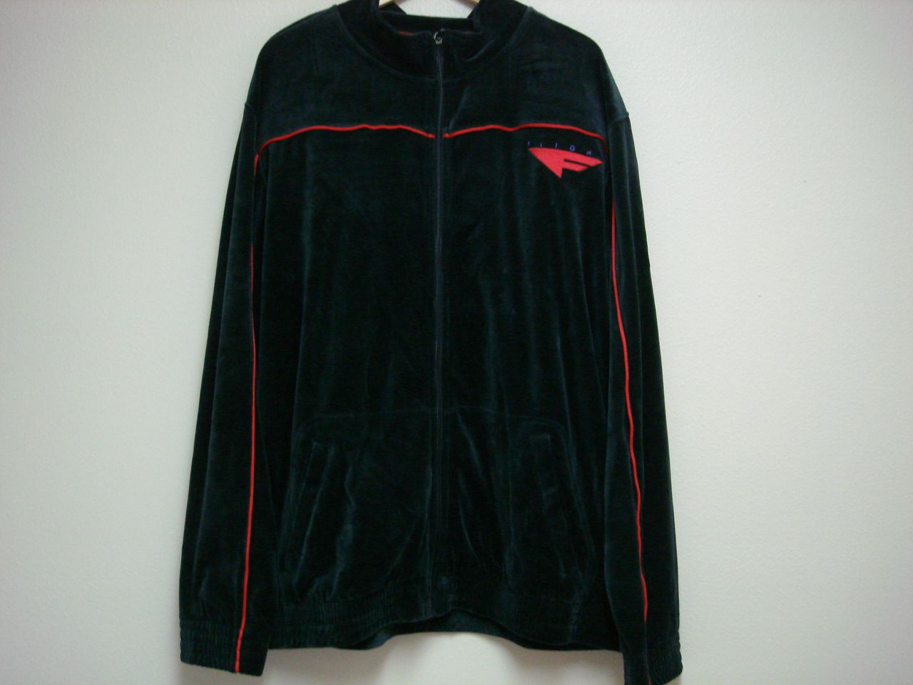 NIKE FLIGHT VELOUR TRACK JACKET XXL 2XL FLIP SMALL AIR MAX JORDAN CLUB 