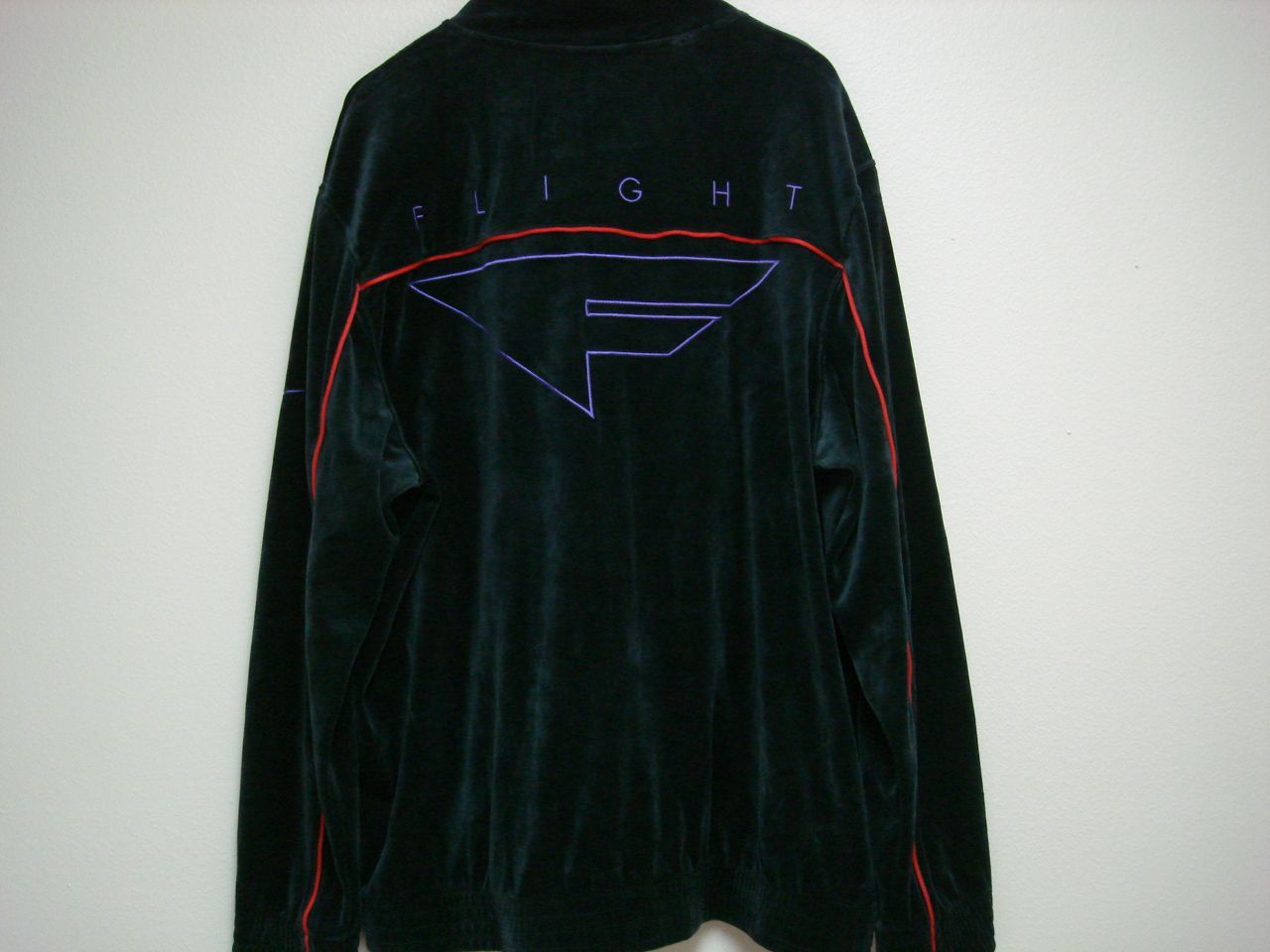 NIKE FLIGHT VELOUR TRACK JACKET XXL 2XL FLIP SMALL AIR MAX JORDAN CLUB 