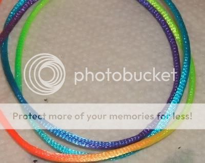 This is for 1 yard of 2mm satin cording rattail in rainbow colors. You 