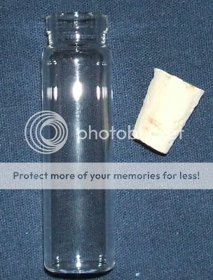 oz Clear Glass Vial Bottle with Cork  