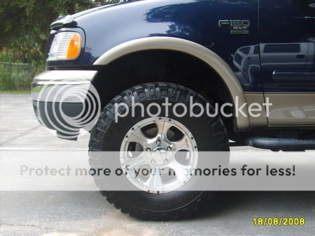 2001 ford f 150 xlt tire size