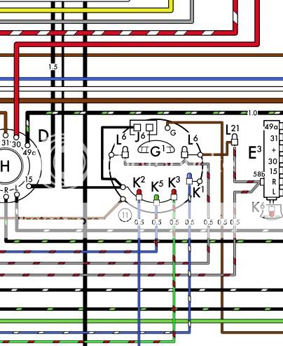 TheSamba.com :: Thing/Type 181 - View topic - Speedomoter wiring